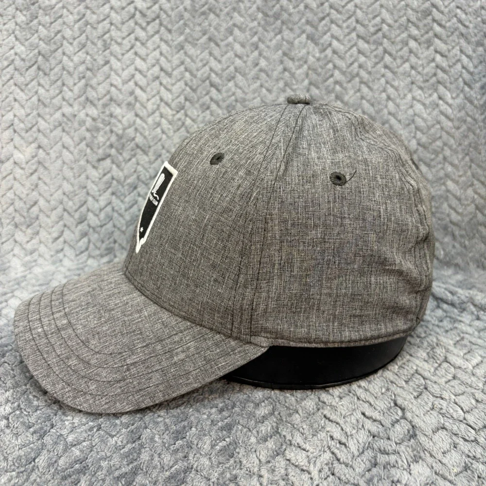 Wynn Golf Club Nevada Logo Hat Charcoal Gray Stretch Fit Baseball Cap